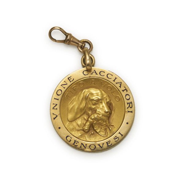 Regno d'Italia – Vittorio Emanuele III (1900-1946) – Medaglia premio 1924 dell'Unione Cacciatori Genovesi