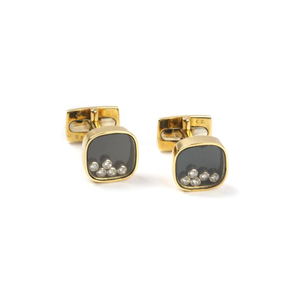 



DIAMOND CUFFLINKS IN 18KT YELLOW GOLD