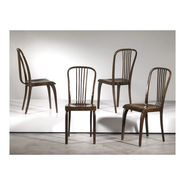 FOUR WOODEN CHAIRS