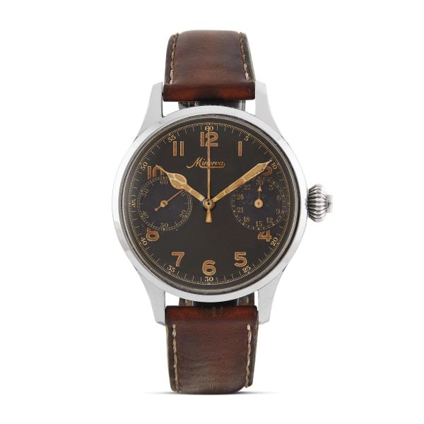



MINERVA STAINLESS STEEL MONOPUSHER CHRONOGRAPH