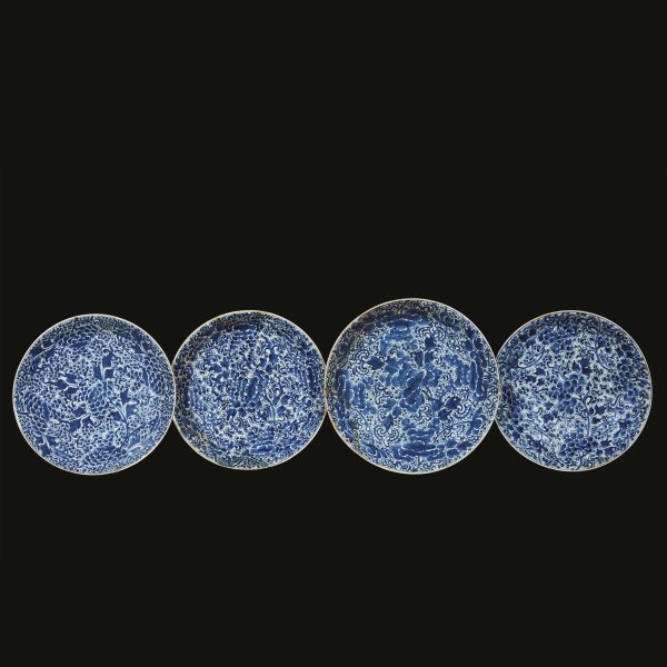 FOUR PLATES&#65292;CHINA, QING DYNASTY, 18TH CENTURY