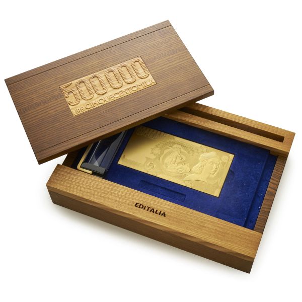 Repubblica Italiana (dal 1946) – Riproduzione in oro e argento della 500.000 Raffaello