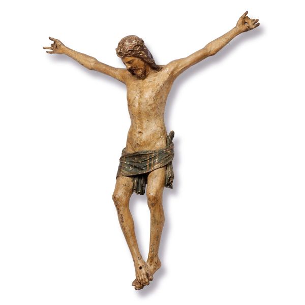 



Tuscan School, early 16th century, Christ crocifixed, carved and painted wood