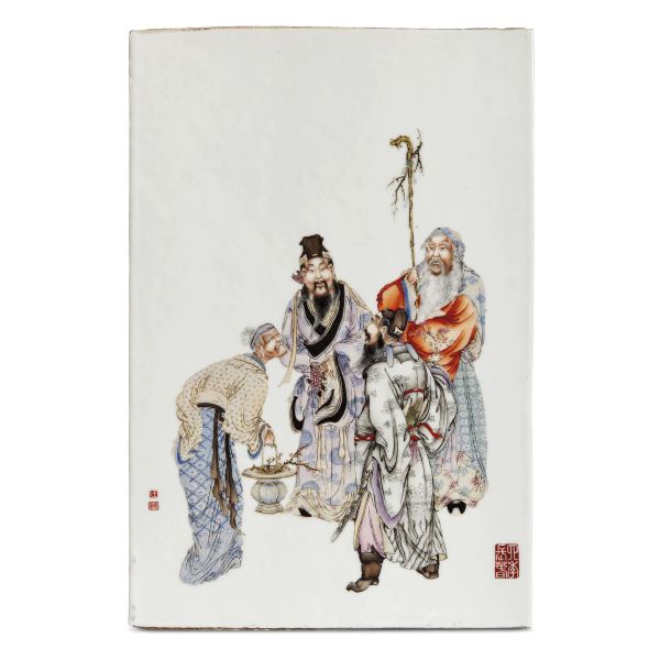 A PLAQUE, CHINA, QING DYNASTY- REPUBLIC PERIOD, 19TH-20TH CENTURY