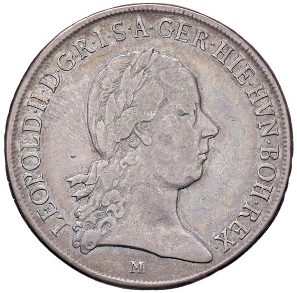 MILANO. LEOPOLDO II D&rsquo;ASBURGO-LORENA (1790-1792) MEZZO CROCIONE 1791
