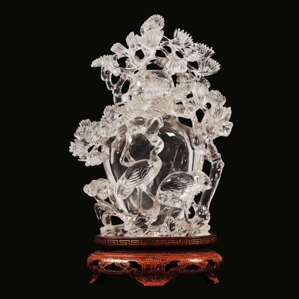 



INTAGLIO A FORMA DI VASO IN CRISTALLO DI ROCCA, CINA, SEC XX 