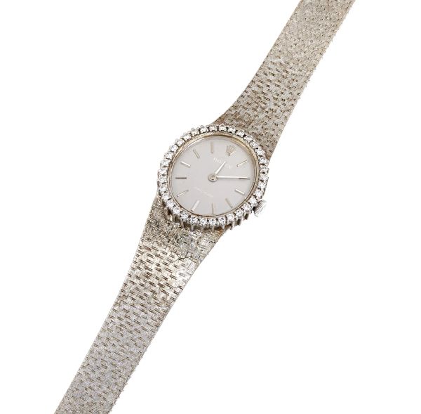 Rolex - 



ROLEX PRECISION WHITE GOLD LADY'S WATCH