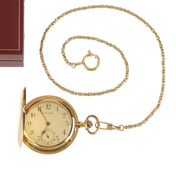 MOVADO OROLOGIO DA TASCA SAVONETTE, ANNO 1912