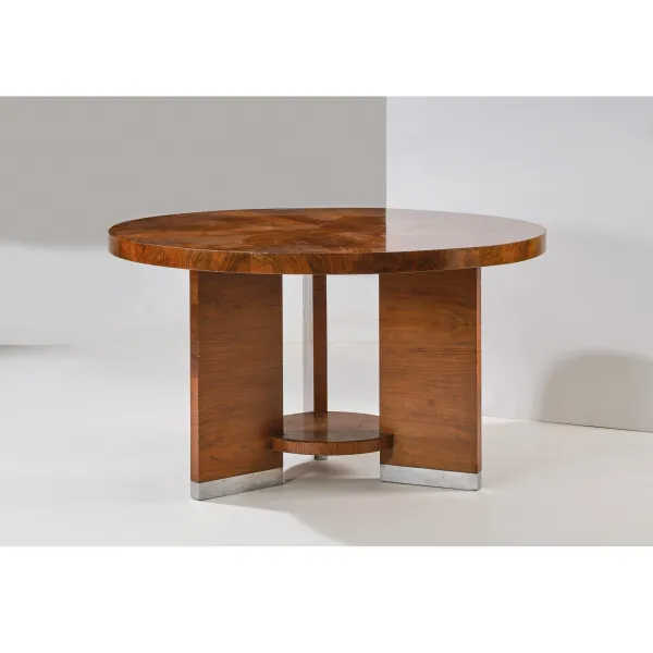 



TABLE, WOODEN STRUCTURE, METAL DETAILS