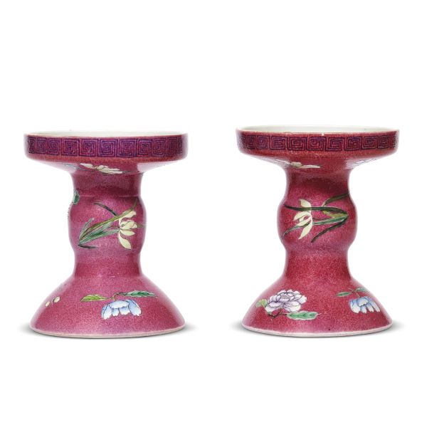 A PAIR OF CANDLE HOLDERS, CHINA, REPUBLIC PERIOD (1912-1949)