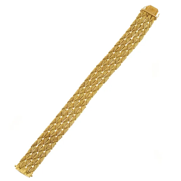 Micheletto - 



MICHELETTO MESH BRACELET IN 18KT YELLOW GOLD