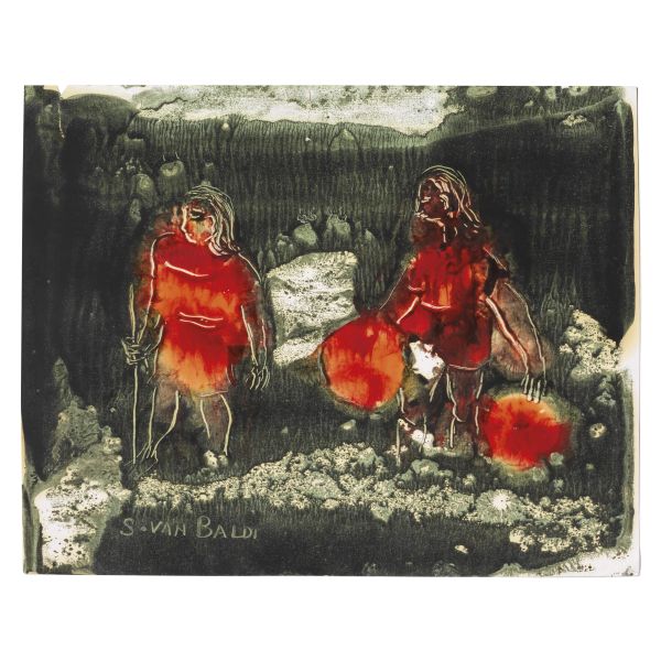 GROUP OF FOUR MIXED MEDIA