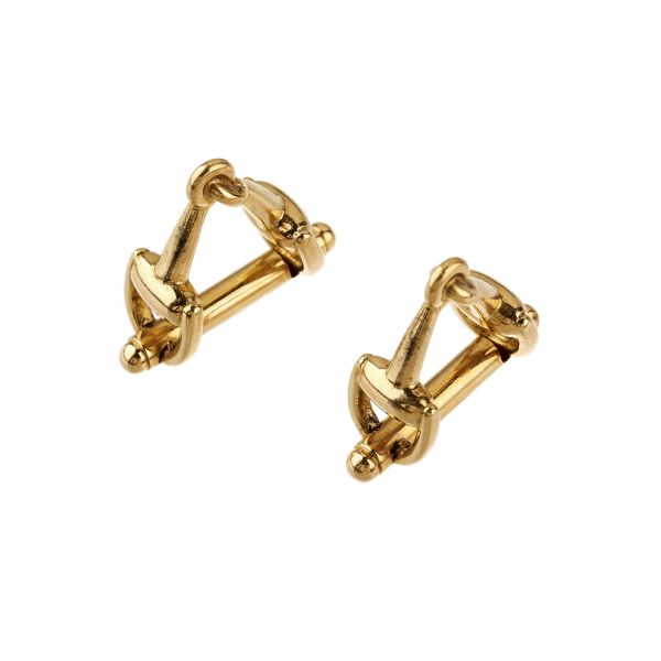 



STIRRUP-SHAPED CUFFLINKS IN 18KT YELLOW GOLD