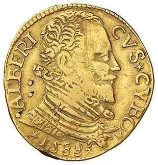 MASSA DI LUNIGIANA, ALBERICO I CYBO MALASPINA (PRINCIPE, II PERIODO 1568-1623), DOPPIA 1588