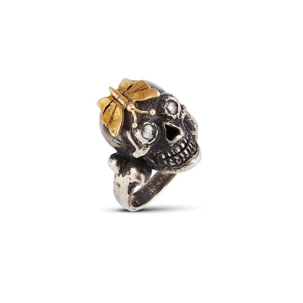 Codognato - 



CODOGNATO &quot;SKULL&quot; RING IN SILVER AND GOLD