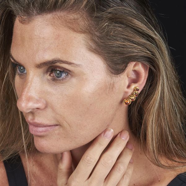 BULGARI PAIO DI ORECCHINI CON PIETRE SEMIPREZIOSE