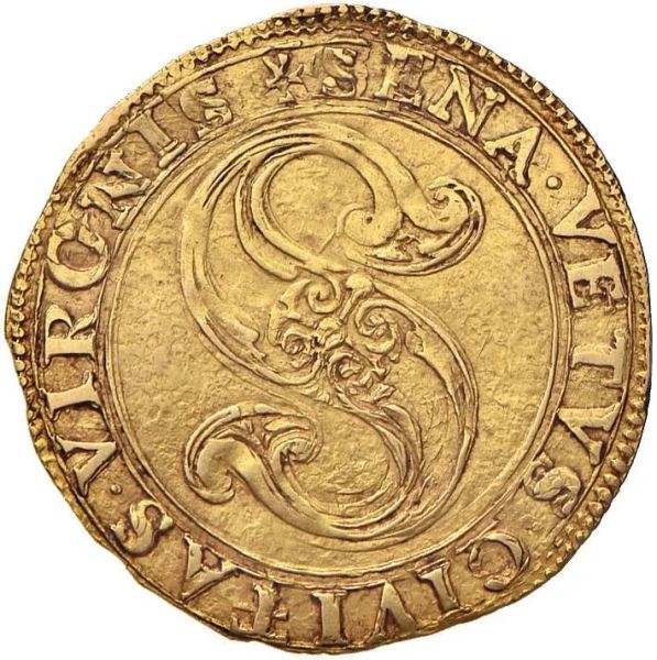 SIENA REPUBBLICA (1404 &ndash; 1555), SCUDO D&rsquo;ORO (1546-1548)