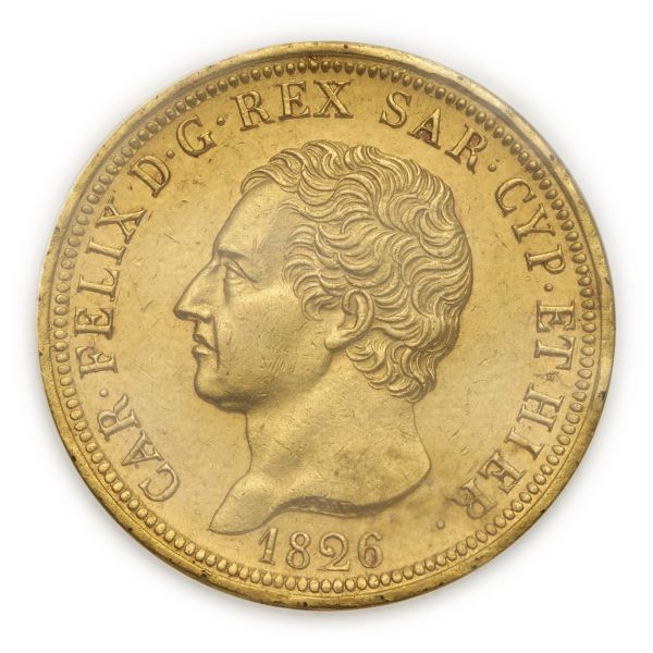 



Carlo Felice (1821-1831) &ndash; 80 Lire 1826 &ndash; Zecca: Torino