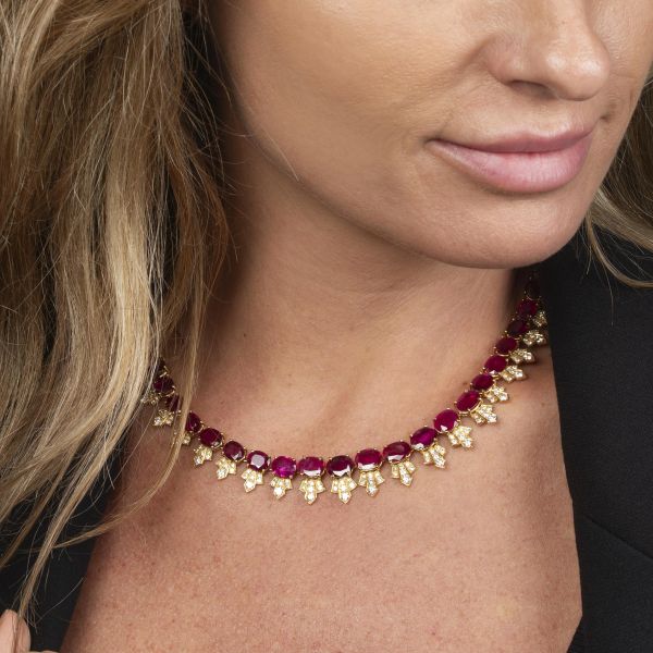 COLLIER DI RUBINI