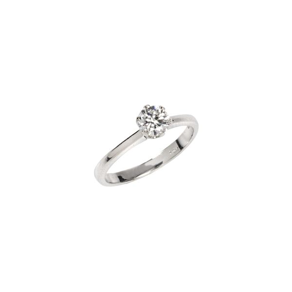 



DIAMOND SOLITAIRE RING IN 18KT WHITE GOLD