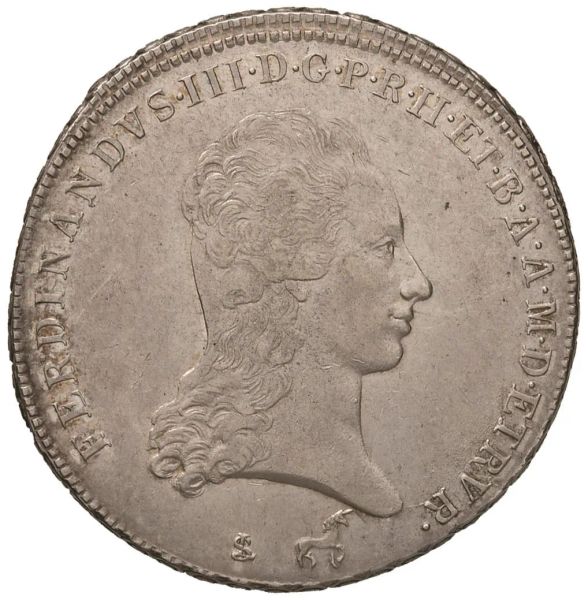 FIRENZE FERDINANDO III DI LORENA (1790-1801) FRANCESCONE 1801