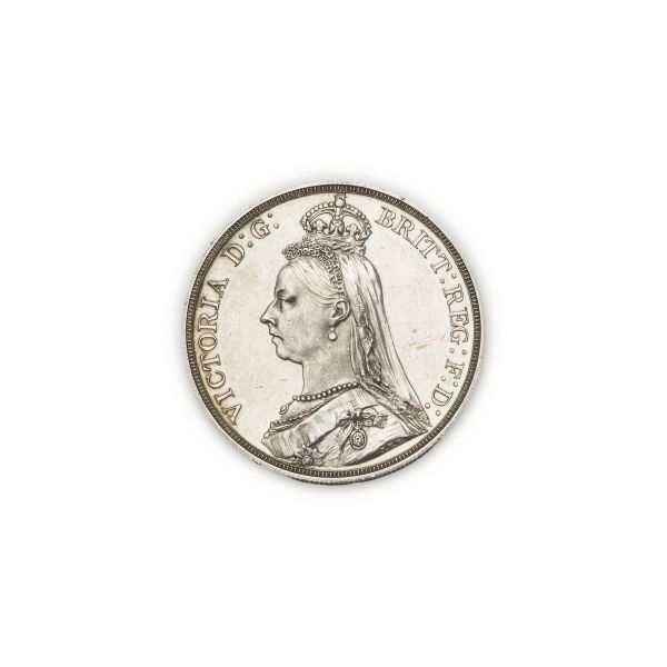 Victoria (1837-1901) – Prooflike Crown 1887 – Zecca: Londra