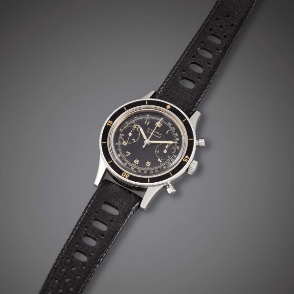 RARISSIMO BLANCPAIN AIR COMMAND CRONOGRAFO FLYBACK IN ACCIAIO N. 150XX