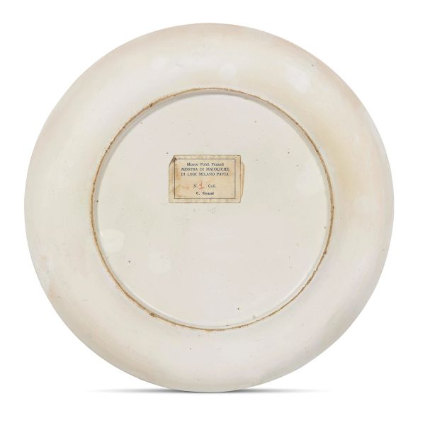 PIATTO, MILANO, MANIFATTURA FELICE CLERICI, 1770-1790