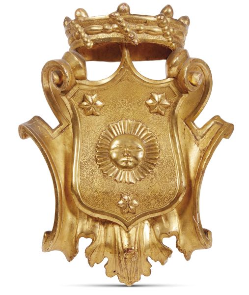 A SMALL TUSCAN ARMORIAL PANEL, 19TH CENTURY
