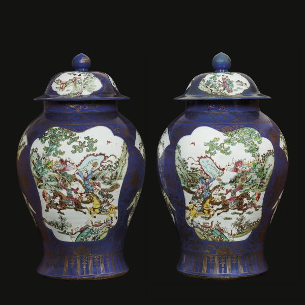 A PAIR OF POTICHE, CHINA, QING DYNASTY, 19TH CENTURY