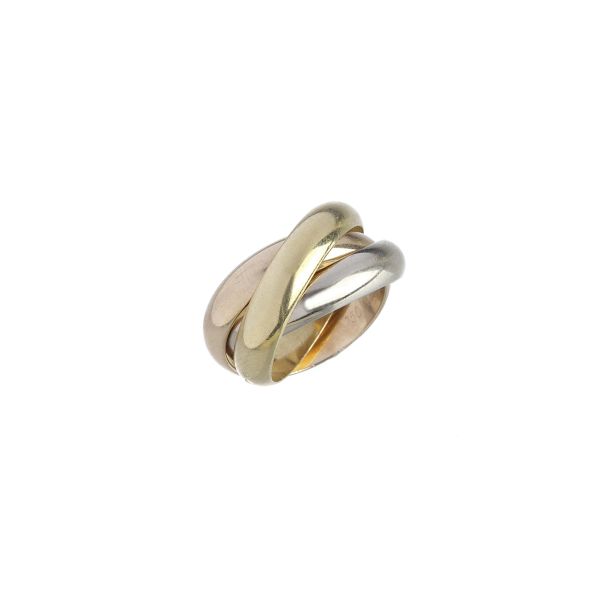 Cartier - 



CARTIER TRINITY RING IN 18KT THREE COLOUR GOLD