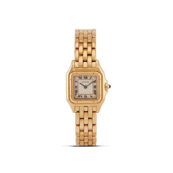 CARTIER PANTHERE SMALL SIZE YELLOW GOLD LADY'S WRISTWATCH