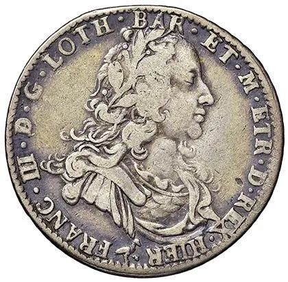 FIRENZE, FRANCESCO III DI LORENA (1737-1745), MEZZO FRANCESCONE 1745&nbsp;&nbsp;&nbsp;&nbsp;&nbsp;&nbsp;