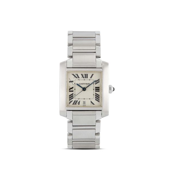 Cartier - CARTIER TANK FRANCAISE ACCIAIO MISURA GRANDE