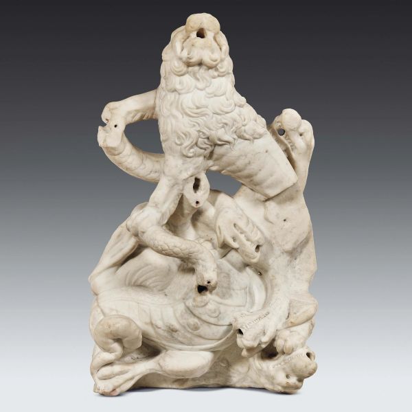 A CENTRAL ITALY FOUNTAIN ELEMENT, FIRST HALF 16TH CENTURY