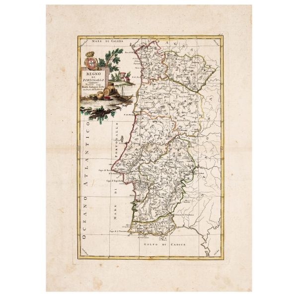 



Group of maps from the Venetian publisher, known for his elegant illustrated editions