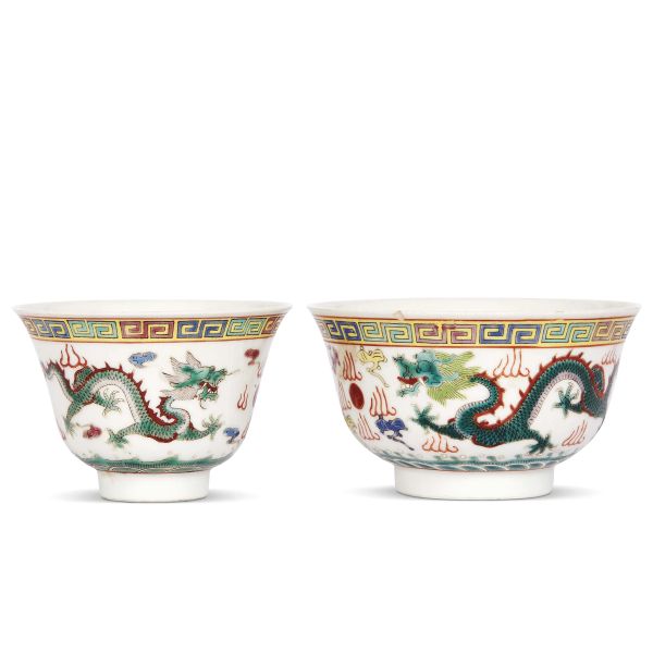 TWO BOWLS, CHINA, QING DYNASTY, 19TH CENTURY