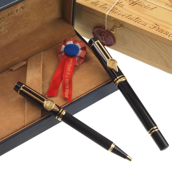 Waterman - WATERMAN MAN 100 BICENTENNIAL OF THE FRENCH REVOLUTION (1789 -1989) LIMITED EDITION FOUNTAIN PEN AND BALLPOINT PEN