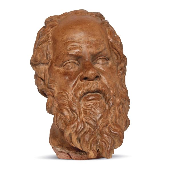 Florentine school, 17th century, Socrates, terracotta