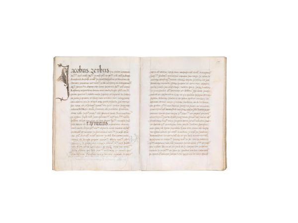 (Manoscritto &ndash; Giurisprudenza &ndash; Milano) Controversia relativa ai beni della Basilica di San Vincenzo in Prato a Milano. 7 novembre 1550.