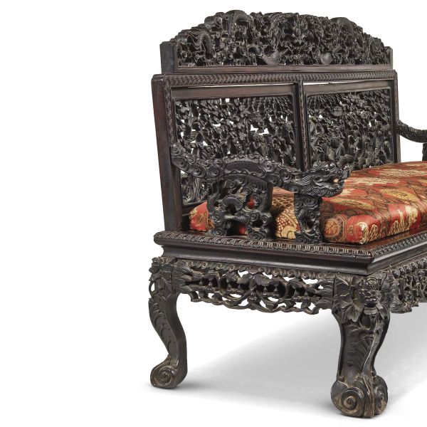 A SOFA AND TWO ARMCHAIRS, CHINA, QING DYNASTY, 19TH CENTURY