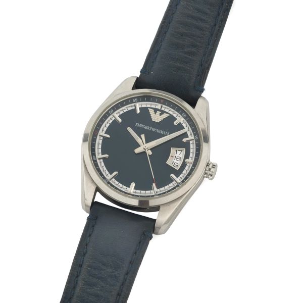 



EMPORIO ARMANI REF. AR 6017 STAINLESS STEEL WRISTWATCH