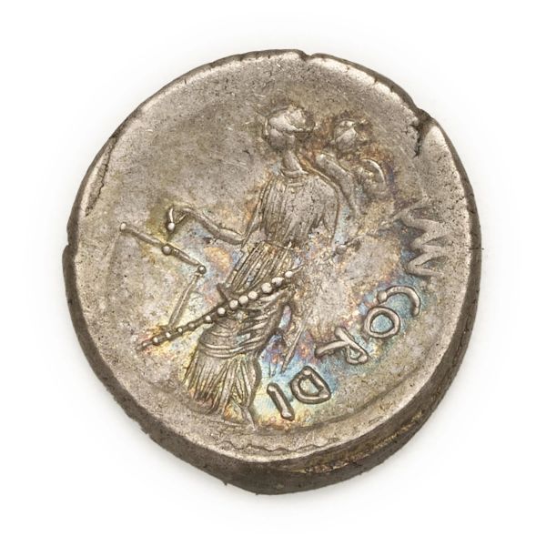 Cordia - Denario Mnaeus Cordius Rufus (46 a.C.) - Zecca: Roma