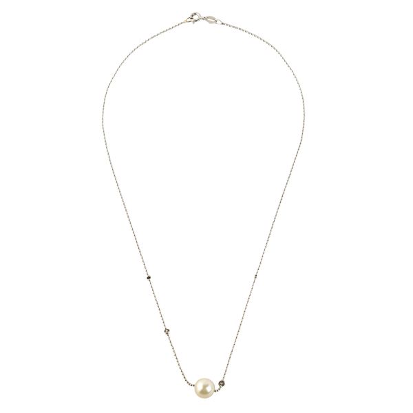 PEARL COLLIER IN 18KT WHITE GOLD