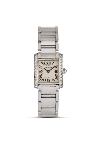      CARTIER &quot;TANK FRANCAISE&quot; LADY REF. 2403 N. MG2985XX ANNO 1999 