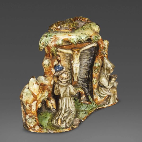 PICCOLO ALTARE DEVOZIONALE, URBINO, BOTTEGA PATANAZZI, 1570 CIRCA