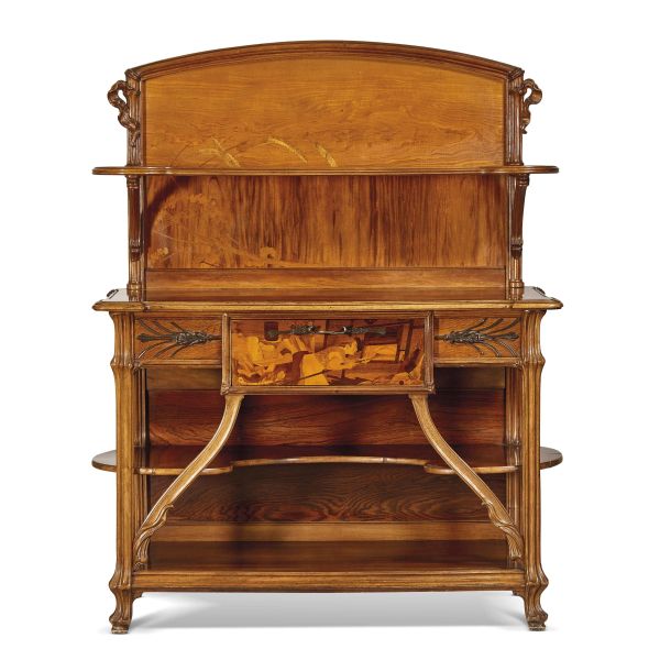 AN ÉMILE GALLÉ ETAGÈRE CUPBOARD, FRANCE, CIRCA 1900