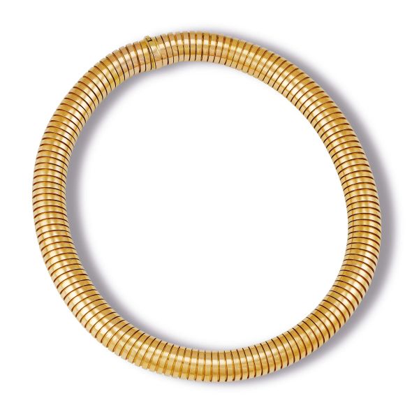 BULGARI TUBOGAS NECKLACE IN 18KT YELLOW GOLD
