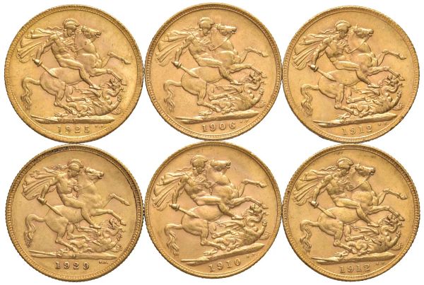 GRAN BRETAGNA. SEI STERLINE