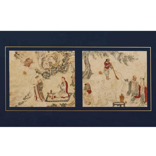 SIX PAINTINGS, CHINA, QING DYNASTY, 19TH CENTURY